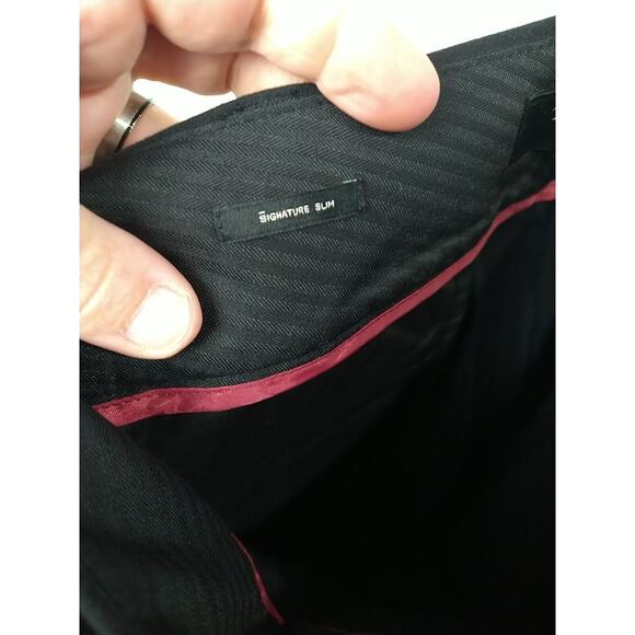 Talbots Woman 6 Trousers Black Signature Slim Straight Pocket Pants - Picture 9 of 12